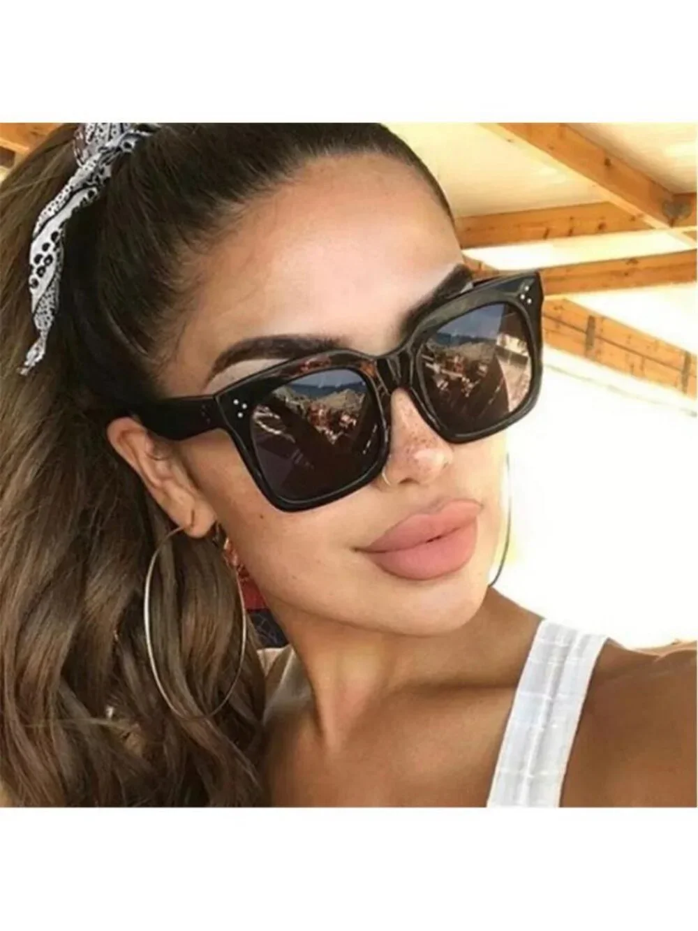 Big Frame Square Sunglasses
